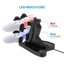 2 PCS Gamepad Bracket Two-Seater Charger For PS5