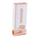 2 PCS Garbage Bag Storage Box Wall-Mounted Extraction Plastic Bag Storage Box Portable Kitchen Storage Box(Pink)