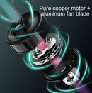 SHANEN 120W 8000Pa Car Vacuum Cleaner Car Wireless Charging High-Power Powerful Mini Handheld Vacuum Cleaner Black Filterx2