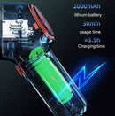SHANEN 120W 8000Pa Car Vacuum Cleaner Car Wireless Charging High-Power Powerful Mini Handheld Vacuum Cleaner Black Filterx2