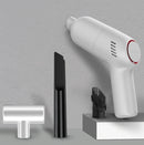 SHANEN 120W 8000Pa Car Vacuum Cleaner Car Wireless Charging High-Power Powerful Mini Handheld Vacuum Cleaner White