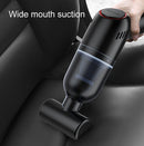 SHANEN 120W 8000Pa Car Vacuum Cleaner Car Wireless Charging High-Power Powerful Mini Handheld Vacuum Cleaner White Filterx2