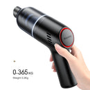 SHANEN 120W 8000Pa Car Vacuum Cleaner Car Wireless Charging High-Power Powerful Mini Handheld Vacuum Cleaner White Filterx2