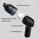 SHANEN 120W 8000Pa Car Vacuum Cleaner Car Wireless Charging High-Power Powerful Mini Handheld Vacuum Cleaner White Filterx2