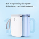 NIIMBOT D11 Thermal Label Printer Bluetooth Handheld Portable Sticker Mobile Phone Printer, Model: D11+3 Rolls White Label