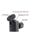 BH-904 Mini Desktop Aluminum Alloy Tripod Mini Ball Head 360 Degree Pan 90 Degree Tilt Tripod
