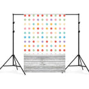1.5m x 2.1m Light Spot Retro Wooden Board Baby Photo Shooting Background Cloth