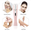 Multifunctional 4 in 1 Electric Ladies Nose Hair Eyebrows Hair Remover(Pink)