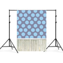 1.5m x 2.1m Light Dot Retro Wooden Board Baby Photo Shoot Background Cloth