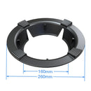 Household Gas Stove Windshield Cast Iron Gas Stove Bracket Flame Gathering Cover Energy-Saving Cover, Specification: 4 Claws Without Stand
