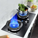 Household Gas Stove Windshield Cast Iron Gas Stove Bracket Flame Gathering Cover Energy-Saving Cover, Specification: 5 Claws Without Stand