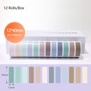NIIMBOT Hand Account Sticker Fresh Morandi Color Label Paper Gift Box For NIIMBOT D11(Autumn)