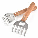 2 PCS Bear Claw Meat Divider Barbecue Tool Multifunctional Meat Shredder(Primary Colors)