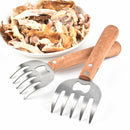2 PCS Bear Claw Meat Divider Barbecue Tool Multifunctional Meat Shredder(Primary Colors)