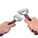 2 PCS Bear Claw Meat Divider Barbecue Tool Multifunctional Meat Shredder(Red)