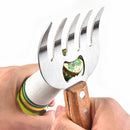 2 PCS Bear Claw Meat Divider Barbecue Tool Multifunctional Meat Shredder(Red)