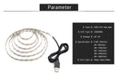 USB Power SMD 3528 Epoxy LED Strip Light Christmas Desk Decor Lamp for TV Background Lighting, Length:3m(White Light)