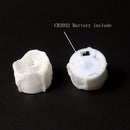 12 PCS/Box LED Candle Electronic Tea Wax Simulation Tears Electronic Candle Light Wedding Decoration Candle Light(Cold White)