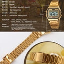 SKMEI 1123 Men Business Lightweight Watch Waterproof Steel Band Electronic Watch