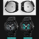SKMEI 1270 Men Waterproof Dual Display Digital Watch Outdoor Sports Watch(Gray)