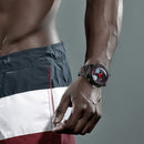SKMEI 1270 Men Waterproof Dual Display Digital Watch Outdoor Sports Watch(Blue)