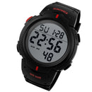 SKMEI 1068 Men Waterproof Outdoor Sports Digital Watch Student Fashion Watch(Red)