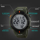 SKMEI 1068 Men Waterproof Outdoor Sports Digital Watch Student Fashion Watch(Golden)