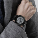 SKMEI 1068 Men Waterproof Outdoor Sports Digital Watch Student Fashion Watch(Titanium)