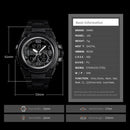 SKMEI 1452 Outdoor Sports Electronic Watch Multifunctional Waterproof Watch(Black)