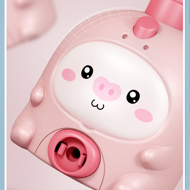 Children Educational Pneumatic Air Powered Car Balloon Scooter Toy Pink Piggy (2 Cars 6 Balloons)