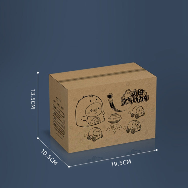 Children Educational Pneumatic Air Powered Car Balloon Scooter Toy Pink Piggy (2 Cars 6 Balloons)