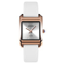SKMEI 1432 Ladies Fashion Watch Matte Waterproof Quartz Watch(White)