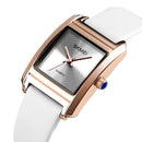 SKMEI 1432 Ladies Fashion Watch Matte Waterproof Quartz Watch(White)