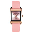 SKMEI 1432 Ladies Fashion Watch Matte Waterproof Quartz Watch(Pink)