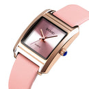 SKMEI 1432 Ladies Fashion Watch Matte Waterproof Quartz Watch(Pink)