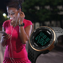 SKMEI 1219 Men Multi-Function Electronic Watch Outdoor Sports Watch(Green)