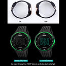 SKMEI 1219 Men Multi-Function Electronic Watch Outdoor Sports Watch(Green)