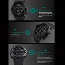 SKMEI 1243 Men Sports Watch Outdoor Waterproof Digital Watch(Golden)