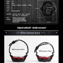SKMEI 1243 Men Sports Watch Outdoor Waterproof Digital Watch(Red)