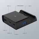 NS06 Video Converter HDMI Transfer TV Base Portable Type-C Charging Base For Switch(Black)