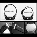 SKMEI 1332 Men Outdoor Sports Dual Display Multifunction Watch Student Waterproof Digital Watch(Red)
