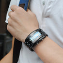 SKMEI 0926 Fashion Couple Men Watch Sports Waterproof Electronic Watch For Man (Silver)