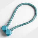 CK-17 4 PCS Magic Cube Simple Curtain Magnetic Buckle Free Installation Curtain Strap(Dark Blue)