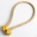 CK-17 4 PCS Magic Cube Simple Curtain Magnetic Buckle Free Installation Curtain Strap(Golden)