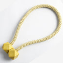 CK-17 4 PCS Magic Cube Simple Curtain Magnetic Buckle Free Installation Curtain Strap(Light Gold)