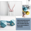 CK-17 4 PCS Magic Cube Simple Curtain Magnetic Buckle Free Installation Curtain Strap(Dark Blue)