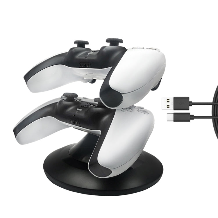 Heart For Game Wireless Controller Dual-Charge Holder Charger For PS5 Controller