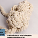 CK12 4 PCS Curtain Buckle Free Installation Cotton Roll Hanging Ball Curtain Strap(Yellow)