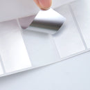 Printing Paper Dumb Silver Paper Plane Equipment Fixed Asset Label for NIIMBOT B50W, Size: 15x20mm White