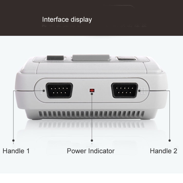 SFC620 Mini 8-Bit TV Game Console Built-In 620 Games, Supports AV Output(EU Plug)